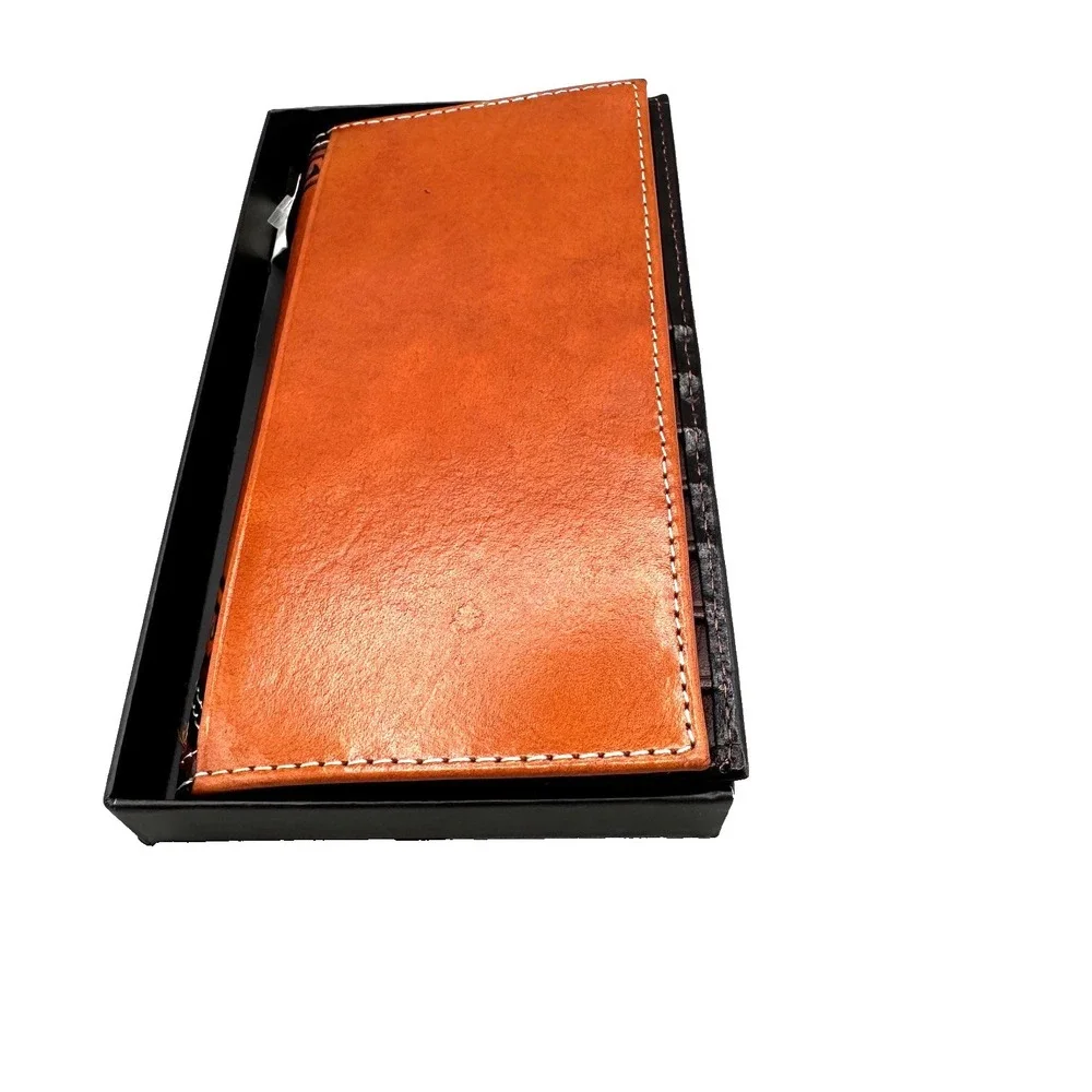 Cody James Men's Hairon Embossed Leather Rodeo Wallet Brown Cowboy‎ Western NEW